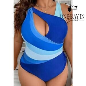 CharmLeaks Plus Size One Piece Swimsuit Size 4XL